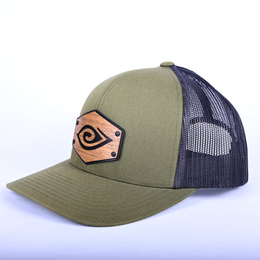 ECG Eye Patch Green Snapback