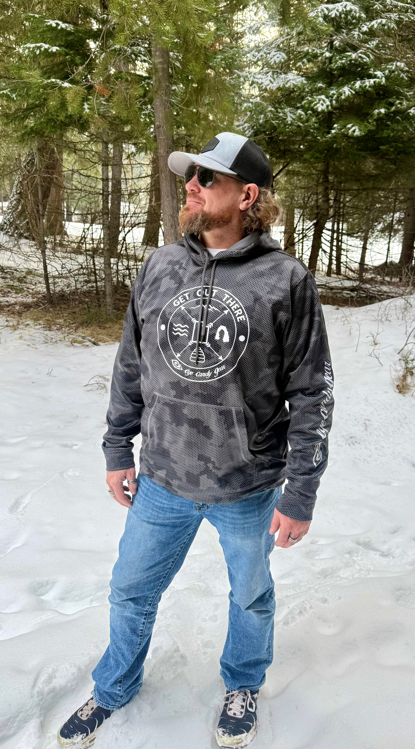 EyeCandyGear Get Out There Dark Gray Hoodie