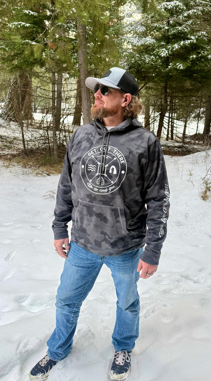 EyeCandyGear Get Out There Dark Gray Hoodie