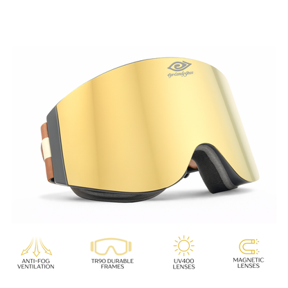 Dune Drift -Magnetized Snow Goggles - (Interchangeable Lenses)