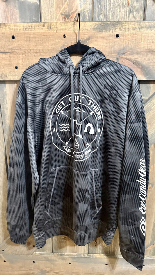EyeCandyGear Get Out There Dark Gray Hoodie