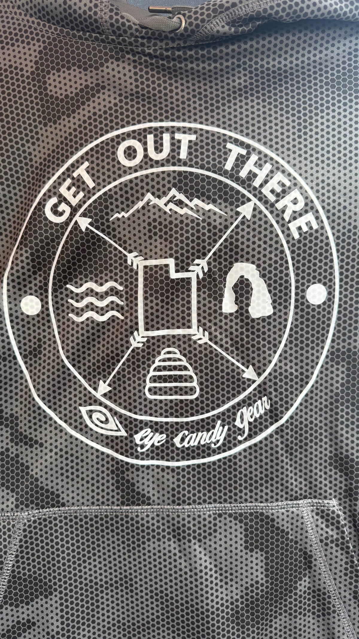 EyeCandyGear Get Out There Dark Gray Hoodie