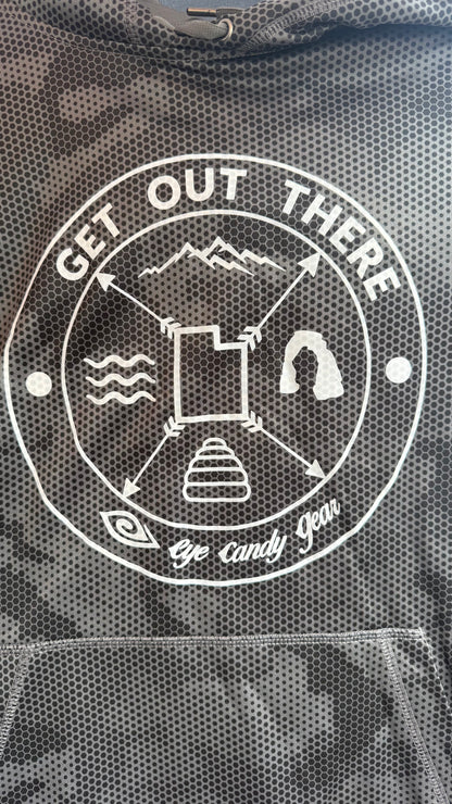 EyeCandyGear Get Out There Dark Gray Hoodie