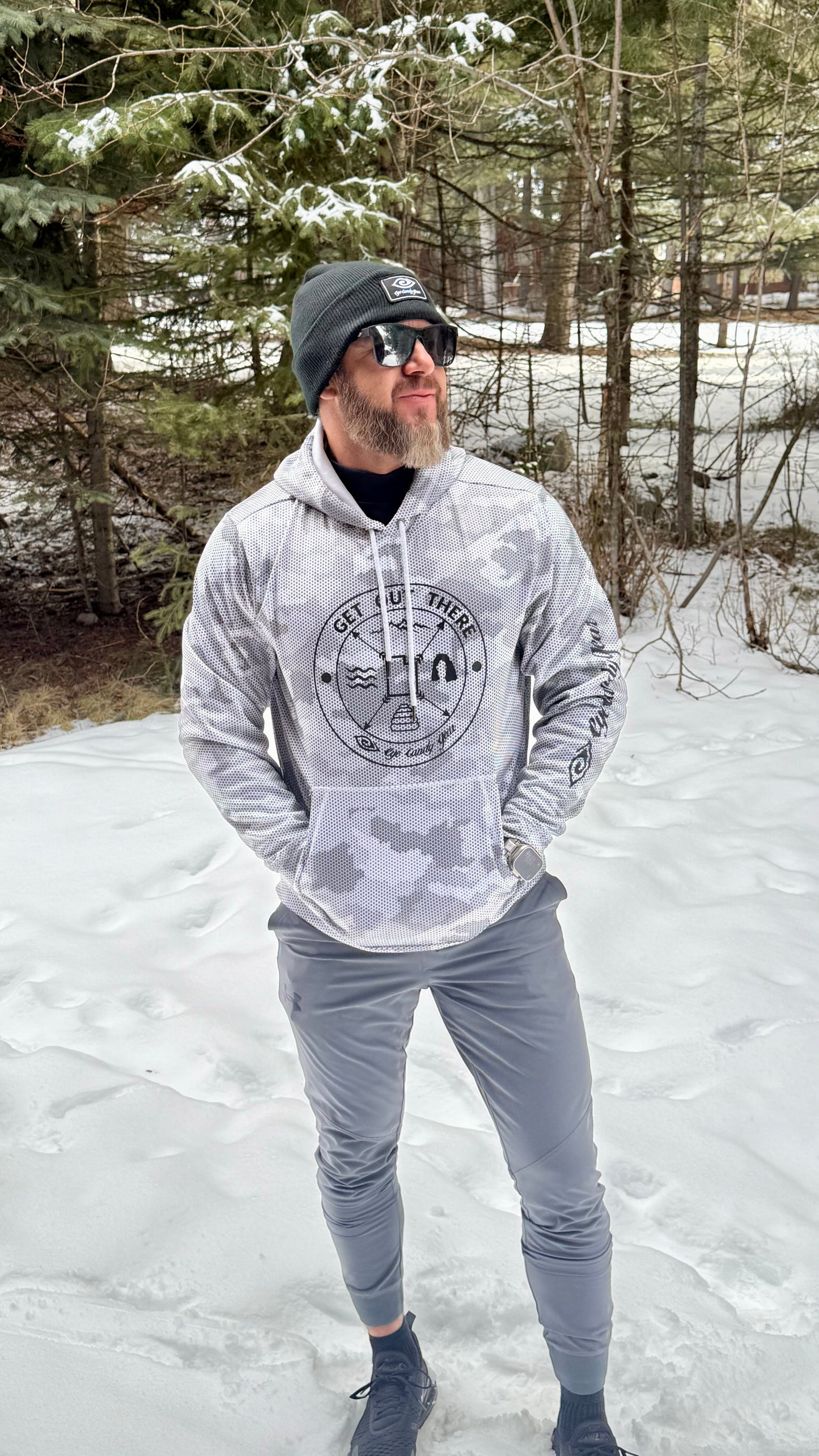 EyeCandyGear Get Out There White Hoodie