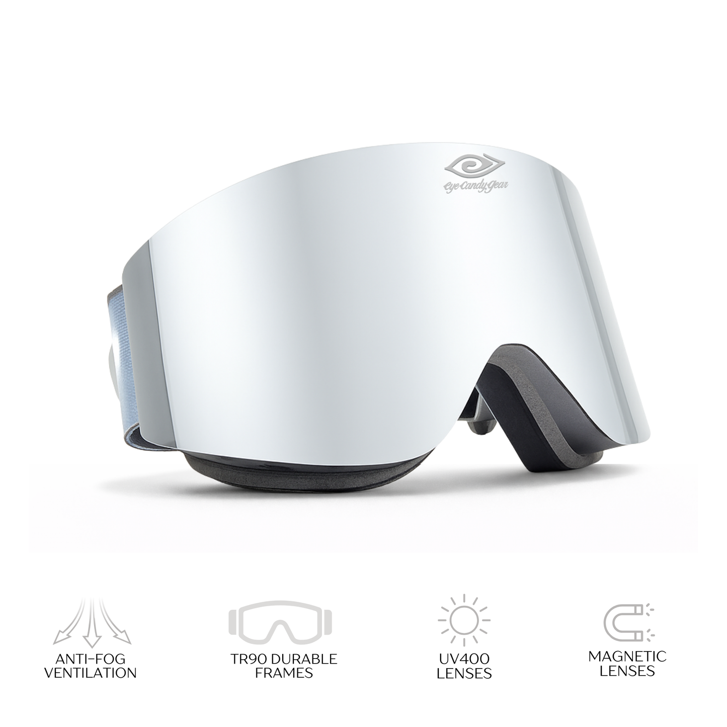 Ice Recon -Magnetized Snow Goggles - (Interchangeable Lenses)