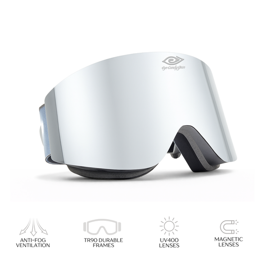 Ice Recon -Magnetized Snow Goggles - (Interchangeable Lenses)