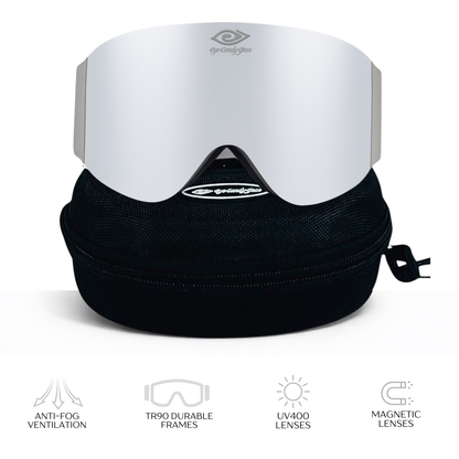 Ice Recon -Magnetized Snow Goggles - (Interchangeable Lenses)