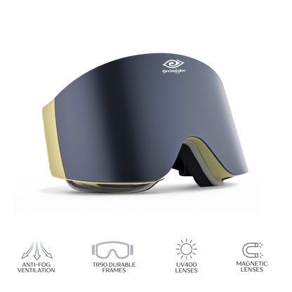 Rambo -Magnetized Snow Goggles - (Interchangeable Lenses)