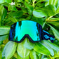 Ice Blue - Magnetized Snow Goggles - (Interchangeable Lenses)