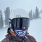 Double Black - Magnetized Snow Goggles - (Interchangeable Lenses)